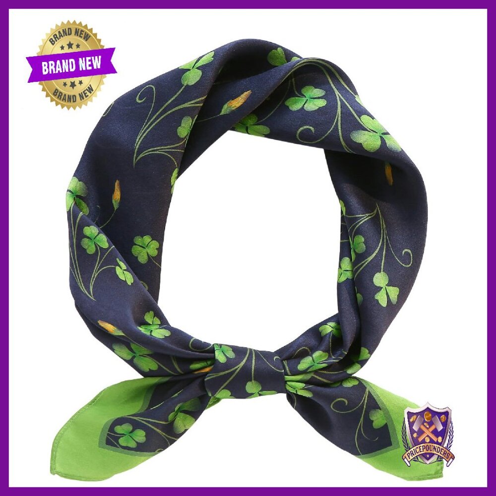 21" Mulberry Silk Square Scarf Lightweight Fashion Accessory